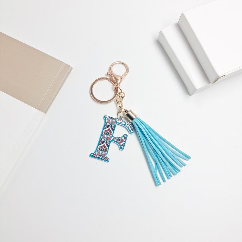 Colorful English Alphabet Keychain & Graduation Gift Accessory