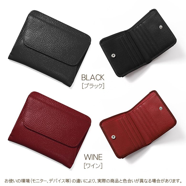 Blanc Pomme Damen-Bifold-Ledergeldbörse mit boxförmigem Münzfach, Grün, bp-1046