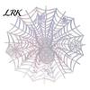 Easy to Clean Table Mats for Dining Halloween Spider Web Placemat Table, Heat Resistant PVC Mats, Protectors Waterproof Non-Slip Hollow Decorative