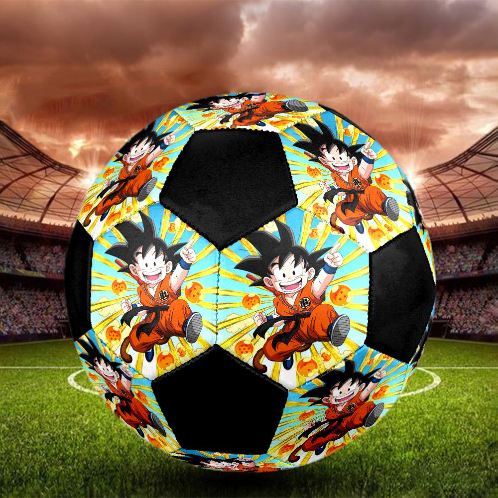 DRAGON BALL Indoor Soccer Ball Colorful Machine Stitched PVC Size 5 Team Training Competition Ready Durable High-Bounce Cool Sports Gift