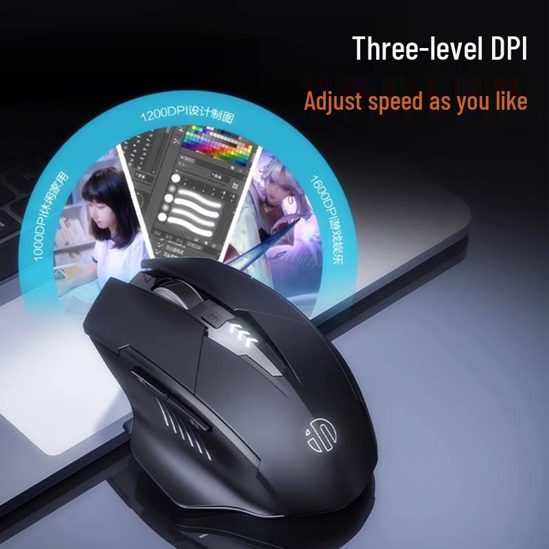 Rechargeable Bluetooth Wireless Silent Mouse for Office and Gaming - PM6