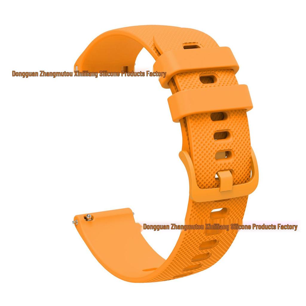 Garmin Venu Silicone Small Check-Pattern Watch Band, Vivomove Sport Textured Strap, 18/20/22mm.