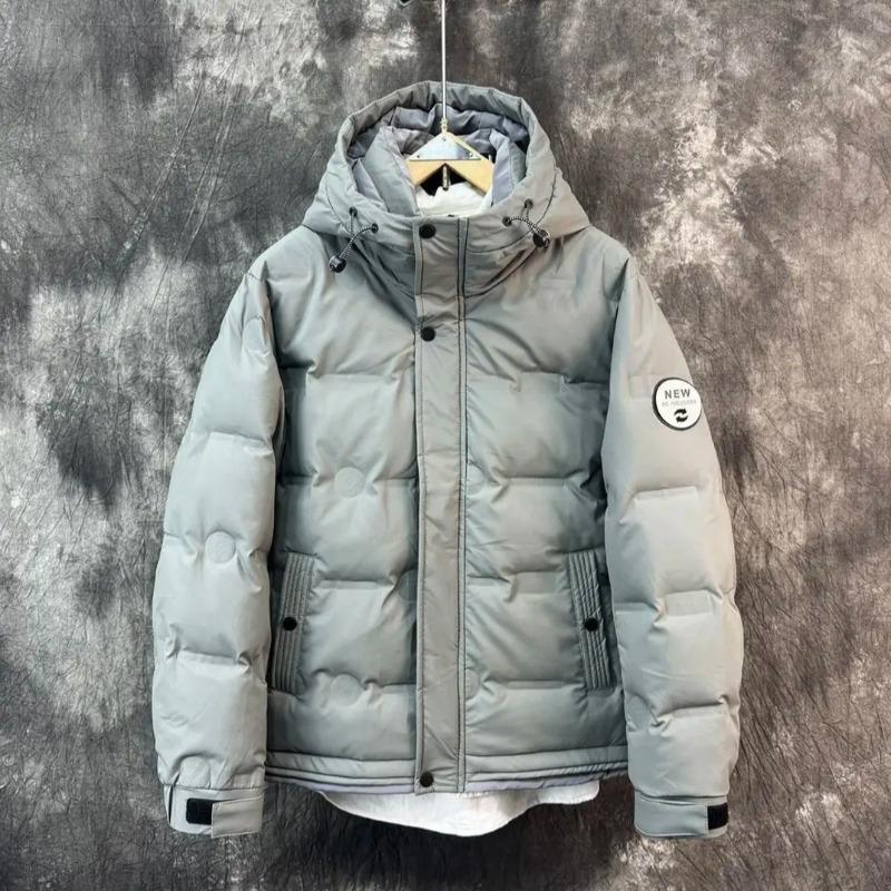 Men's winter jacket down jacket 2025 new thickened warm and cold-proof clothing boys' workwear handsome cotton clothes