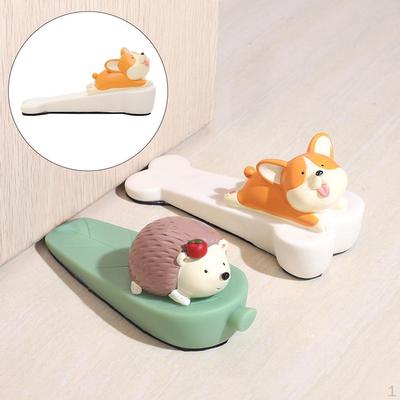 Animal Shaped Door Stopper Bumpers Non Slip Prevents Injuries Guard Cute Wedge for Clearance