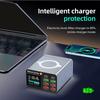 8 Port USB Type C Fast Charging Wireless Charger Mobile Phone Power Charging Adapter for Phone Multiple Devices