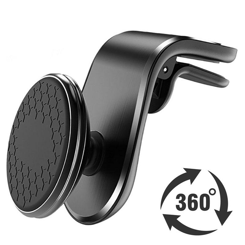 Magnetic Car Phone Holder Air Vent Clip Mount Rotation Cellphone GPS Support For Xiaomi Red Mi Huawei Samsung Phone Stand In Car