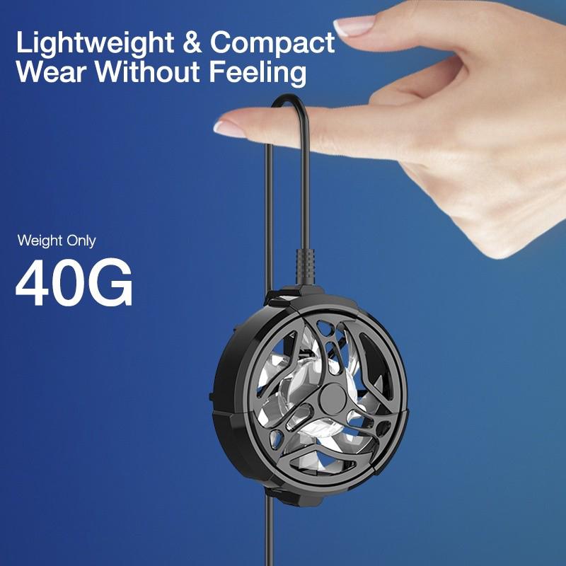 Mini Smart Phone Cooling Fan Turbo Gaming Mobile Gamepad Cooler Fan Cell Phone Type-C Cool Heat Sink Radiator For Iphone Android