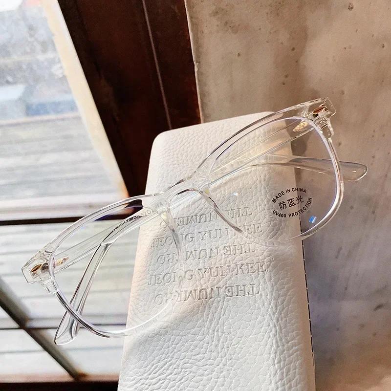 New Vintage Transparent Computer Glasses Frame Women Men Anti Blue Light Eyewear Blocking Glasses Optical Spectacle
