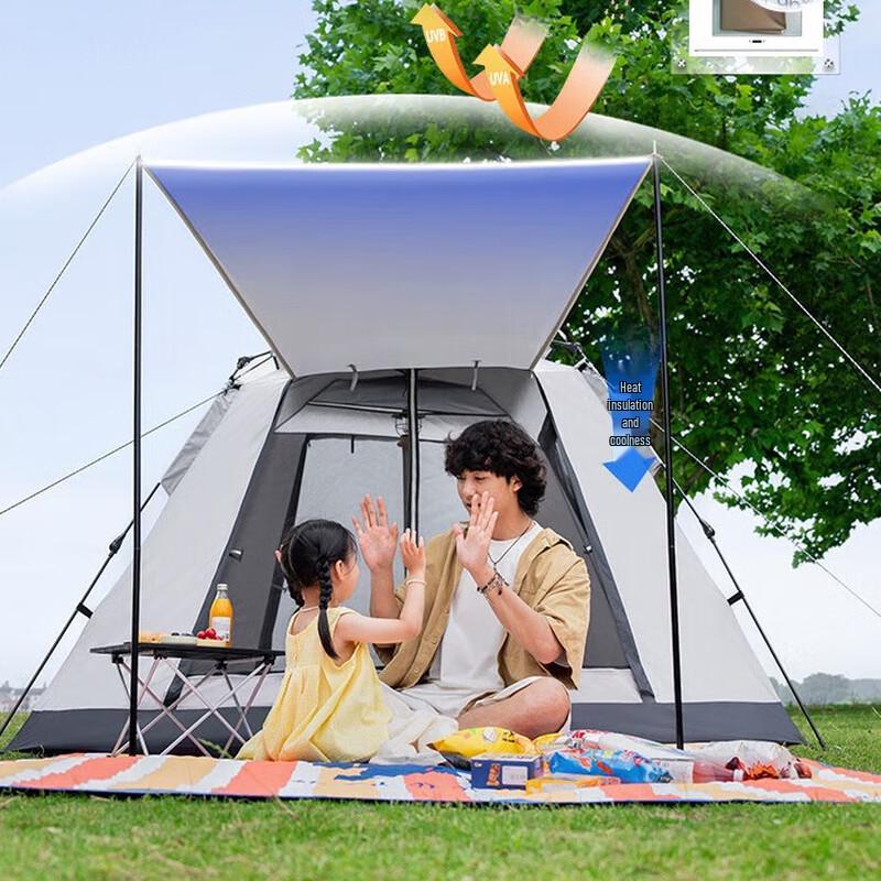Pelliot Portable Automatic 3-4 Person Camping Tent 3-4 Person