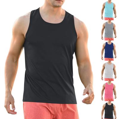 Men's Summer Tank Top Thin Sleeveless Top Gym Muscle Training Vest