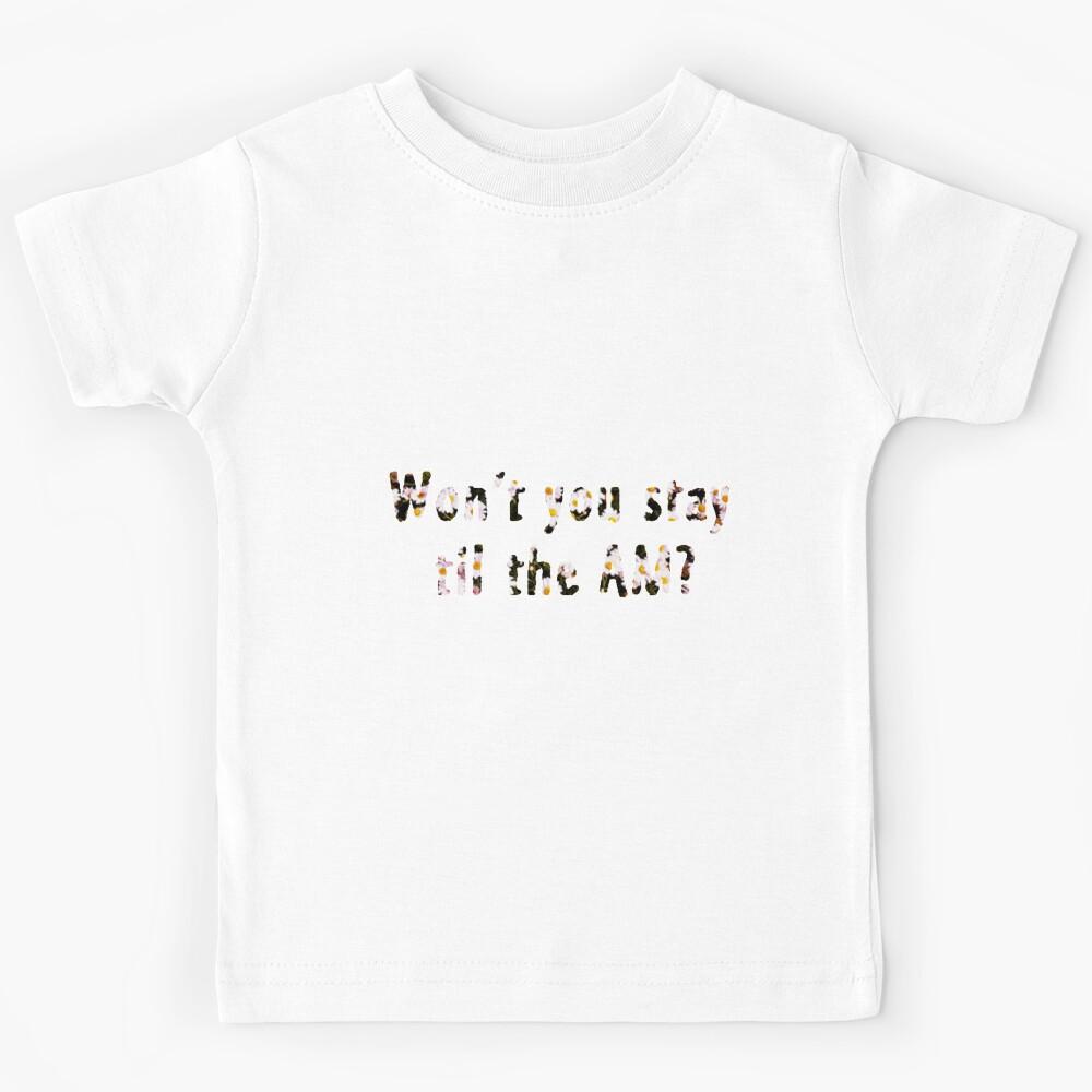 AM Lyrics Kids T-Shirt 120