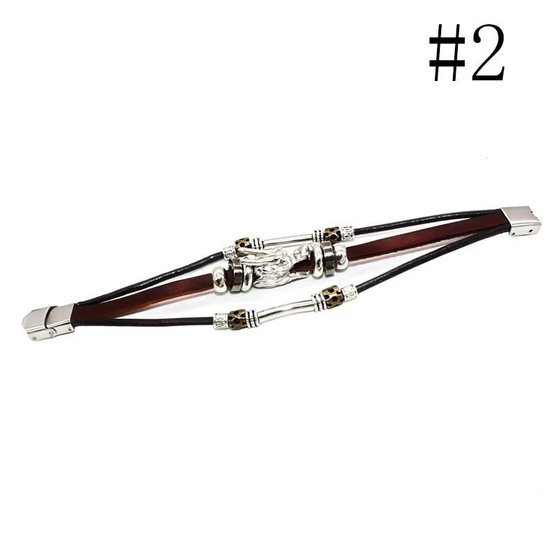 צמיד גברים אביזרים גברים טיבטים צמיד עור אופנה זכר וינטג 'דרקון parataxis