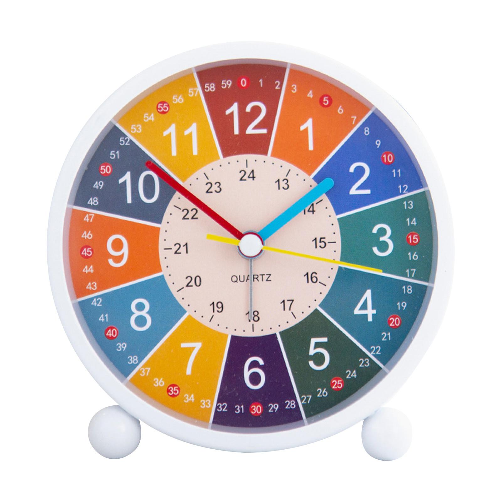 

Классический металлический двухсторонний звонок-будильник с украшением для дома белый