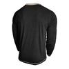 Men'S Button Up Long Sleeved Fashionable Casual Sports Top