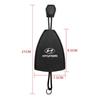 1Pcs Car Key Protection Shell Bag Car Key Case Cover Car Keychain For Hyundai Logo IX35 Bayon Kona I30 ElantraSolaris Palisade