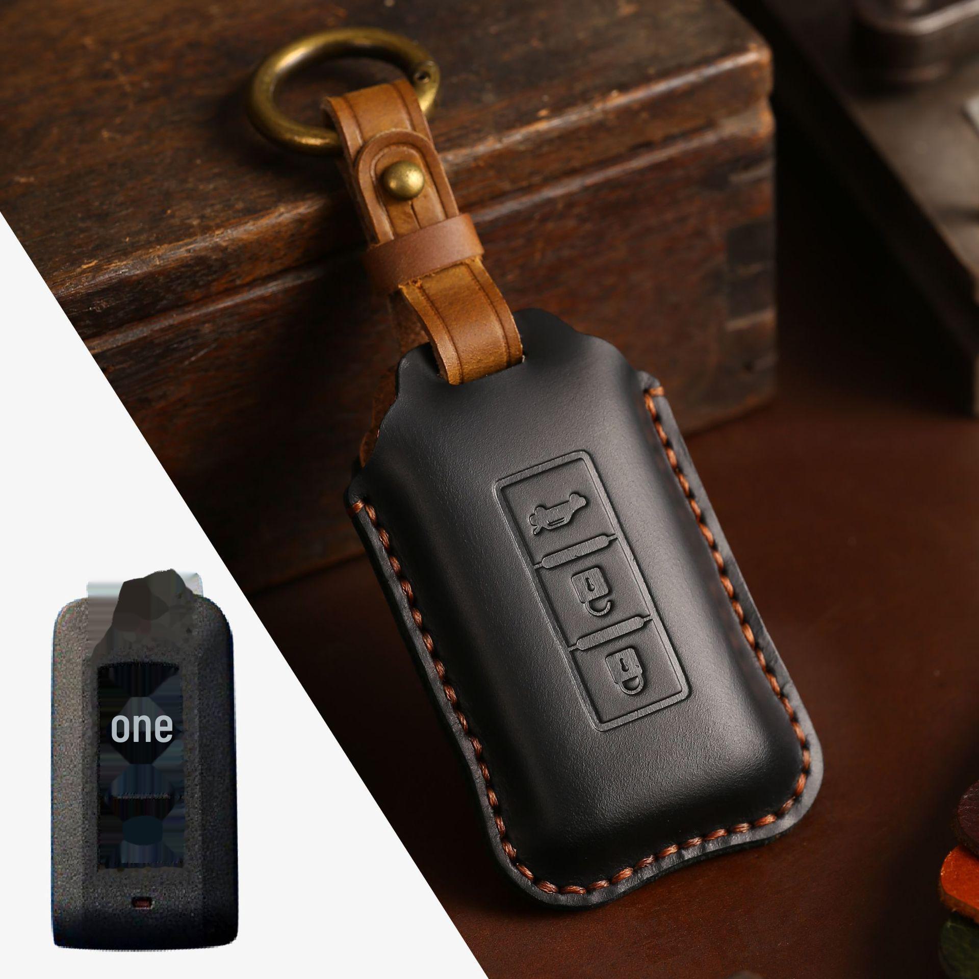 

Чехол для ключа Mitsubishi: Натуральная кожа для Outlander, Eclipse Cross, ASX