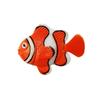 5pcs Decorative Artificial Clownfish Simulation Plastic Floating Fishes Random Color Simulation Ocean Tropical Fish