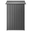 1860 X 1210 X 1841 Mm Metal Garden Shed, Outdoor Storage Shed with Lockable Doors & 4 Louver Vents, Peak Roof Metal Sheds Outdoors Storage, Storaged