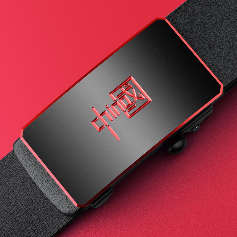 

Мужской ремень с автоматической пряжкой в китайском стиле Paul — модный, универсальный, повседневный модный аксессуар! 110cm (for 90-120 jin)