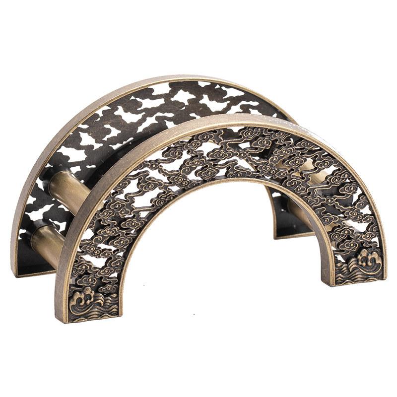 Cup Coaster Storage Rack, Alloy Cup Holder Base, Tea Set Accessories, Metal Retro Creative Cup Holder, Tea Ceremony Accessories