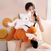 Adorable Fox Plush Pillow For Sofa And Bed Decorative Cushion Soft Stuffed Toy