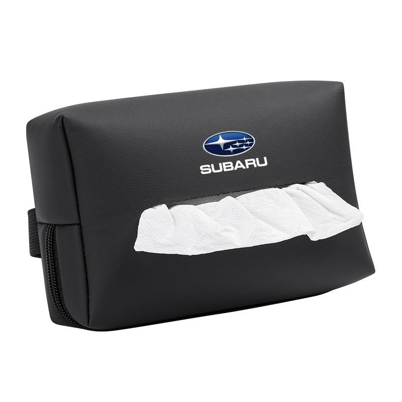 Subaru Armrest Tissue Box for XV, Forester, Outback - Interior Car Accessory