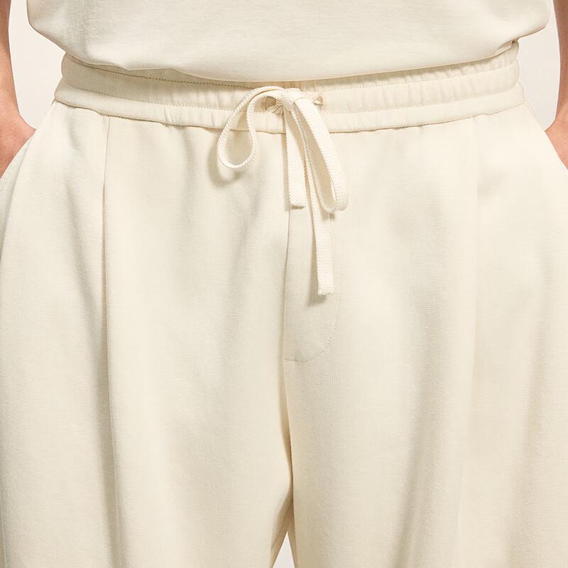 CROQUIS Men's Autumn Loose Fit Curved Knit Casual Pants