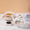 Creative Ceramic Tea Set Large Capacity English Afternoon Tea Coffee Pot Bone China Tea Cup and Saucers for Home Office