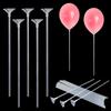 100pcs Reusable Balloon Holder Transparent Balloon Stick and Cup  Wedding Decorations