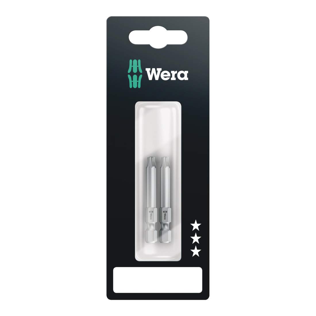 

WERA Torx long driver bit for Torx insertion cutting edge size total length 152mm 136316 screws, 6.35mm, TX40,