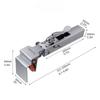 2 Pcs Adjustable Stainless Steel Telescopic Drawer Clamp Woodworking Fixing Clip Auxiliary Installation Clamp for Cabinet Drawer