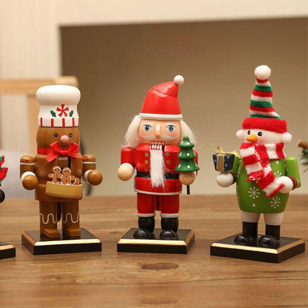 Nutcracker Soldier Shelves Tables Decor Birthday Gifts for Christmas Xmas