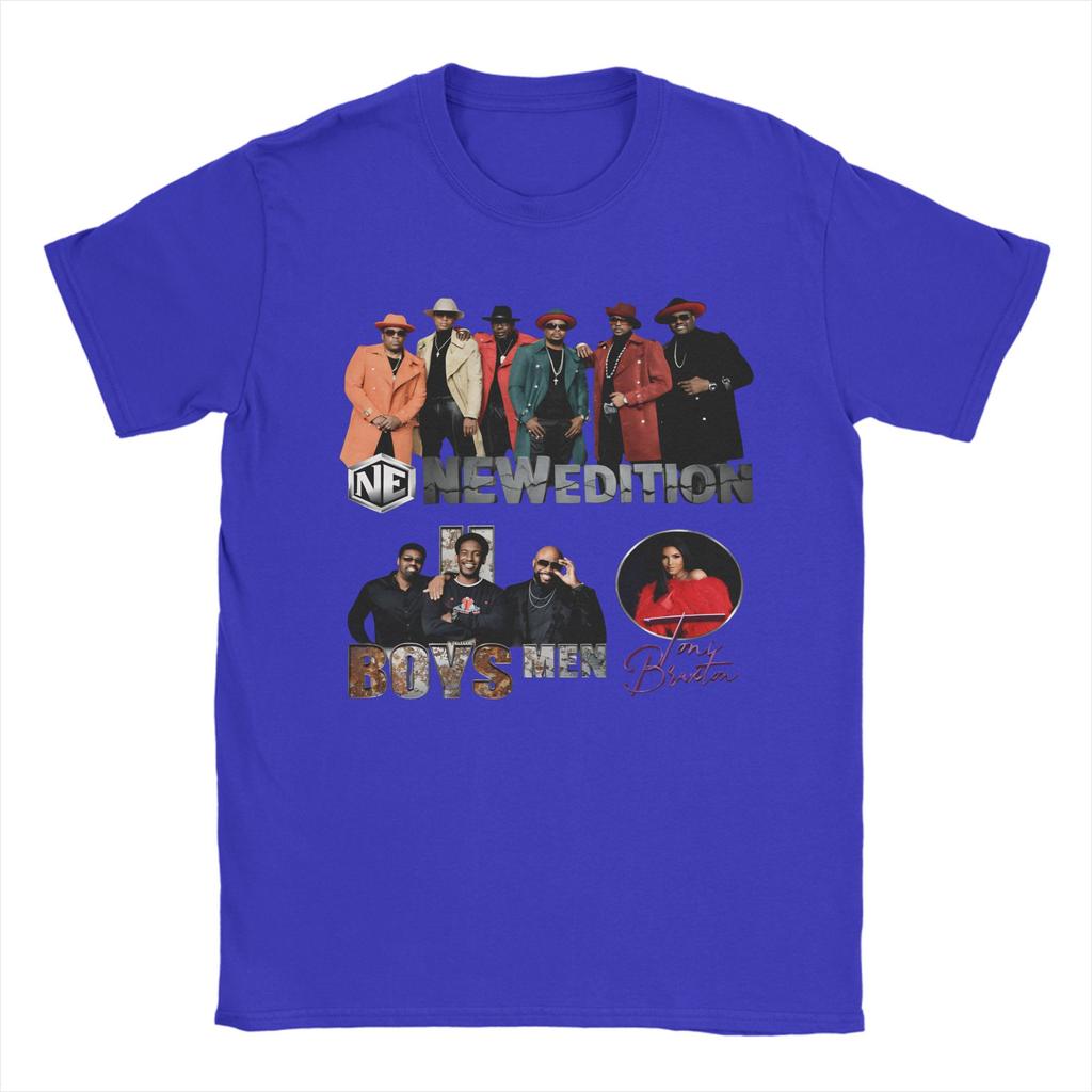Mens Womens New Edition Way Tour 2026 Vintage RB Concert Shirt Cotton New Arrival Tee Shirts  Top Clothing