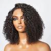 180D Deep Wave Curly Lace Front Peruci Bob Perucă Parte laterală Dantela Pre smuls Transparent Brazilian Deep Curly Bob Peruci