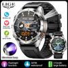 Military Smart Watch Men 3ATM Waterproof 1.46" AMOLED Screen LED Flashlight 515mAh Battery Heart Rate Sports BT Call Smartwatch