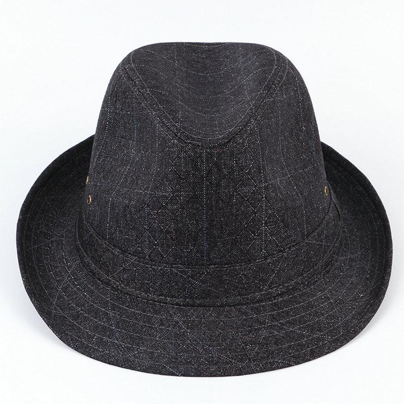 Top Hat Men Middle-aged and Old Men's Jazz Hat Thickened Hat Trendy Sports Outdoor Hat