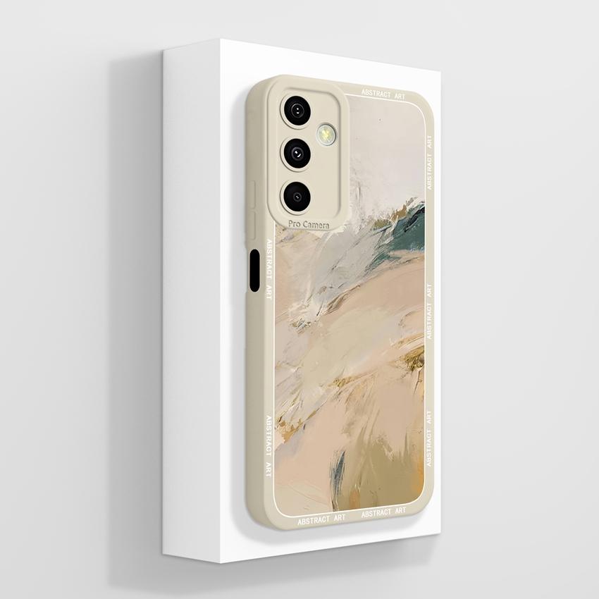 Husă Pentru Samsung M36 M55 M56 A25 A26 A17 F56 Husă Telefon Floare Pictură în Ulei Frumoasă Protecție Ecran Bară de Protecție Moale Husă Rezistentă la Praf Pentru Carcasă Samsung
