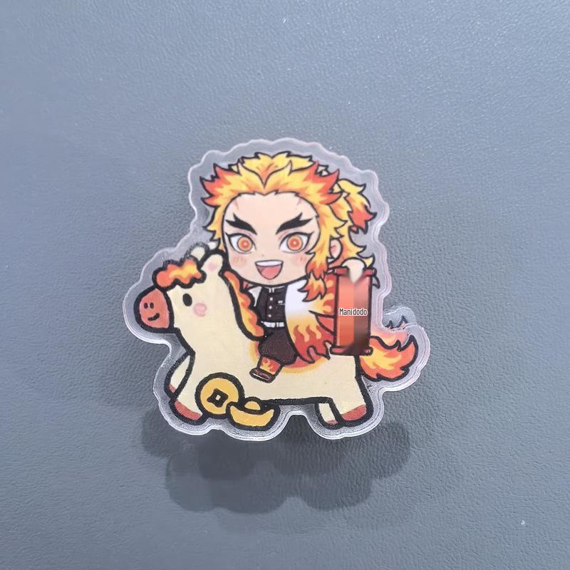 Year of the Horse Demon Slayer Cartoon Acrylic Double-Sided Tomioka Giyu Folder Clip