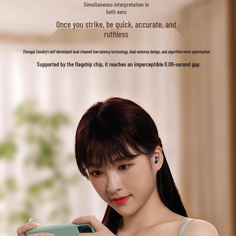 Zhengqi Cavalry 2025 True Wireless Bluetooth Sport Headphones - Noise Cancelling, Long Battery Life, In-Ear Design for Men and Women.