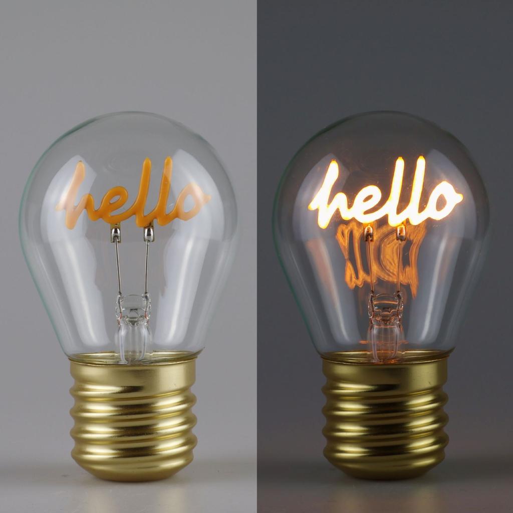 Niedliches Cartoon LED-Glühbirne Nachtlicht, Wiederaufladbar, Bunte Dekorative Tragbare Lampe