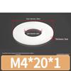 Rondella Piana Isolante in Gomma Nylon Plastica Ultra-Sottile, M3-M24