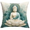 pc Boho Spiritual Zen Decorative Cushion Cover D Print Polyester Pillow Case for Sofa Bed Car Office Home Decoration
