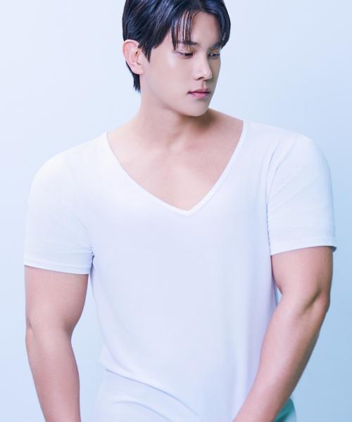

[Dibala] Shoulder +3CM V-Neck Airism Fit Changer [Shipped from Korea] 100% Authentic White - XXS