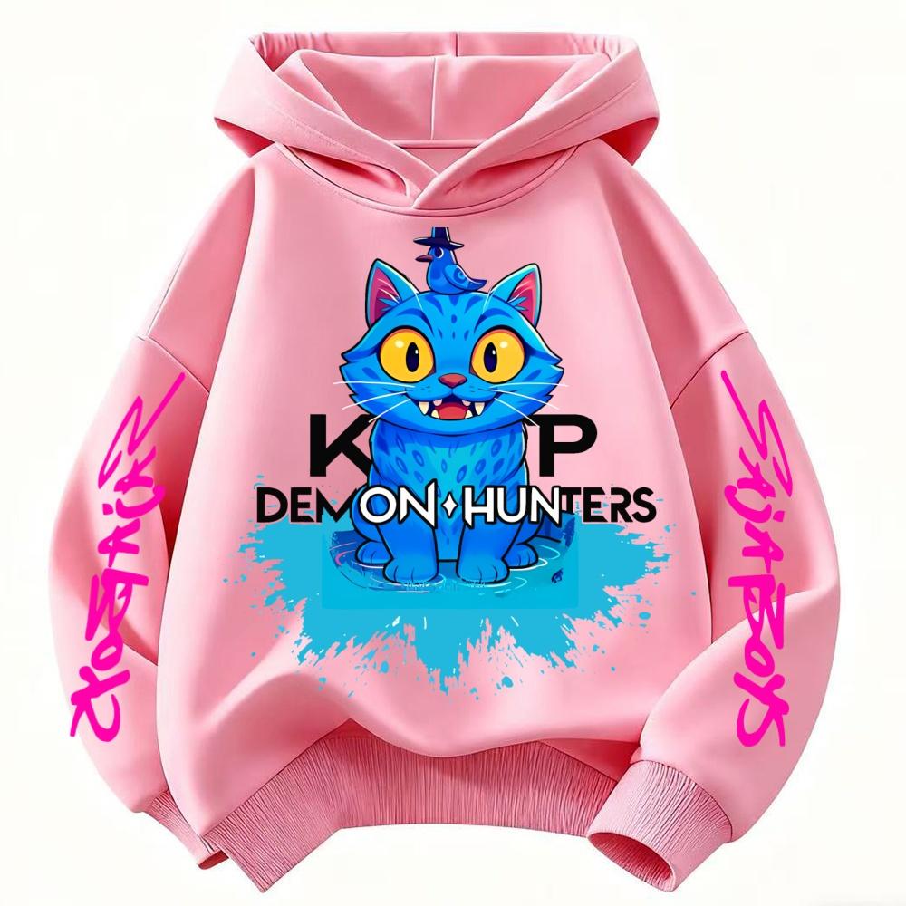 Saja Boys KPop Dämonenjäger Cartoon Kinder Kapuzenpullover Junge Kapuzenpullover Mode Lässige Oberteile Kinder Mädchen Kleidung