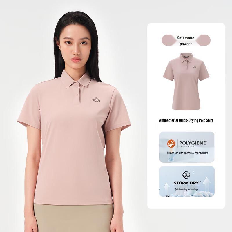 Pelliot Women's Quick-Dry Short Sleeve Polo T-Shirt
