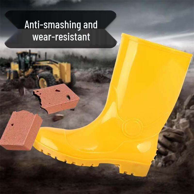 Industrial Anti-Smash Puncture Resistant Rain Boots