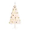 Artificial Christmas Tree with Lights & Ornaments White 180 Cm