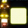 10Pc Car and motorcycle reflective sticker Safety Tape Anti Collision Warning Reflective Sticker for Automobile Trunk Decoration