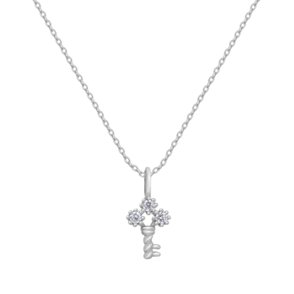 The Key to Opening the Door of Fortune: 92.5 Silver Necklace