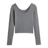 Modal V-neck Base Shirt Women's Suit with Autumn and Winter Fashion Long-sleeved T-shirt Top Can Be Worn Outside